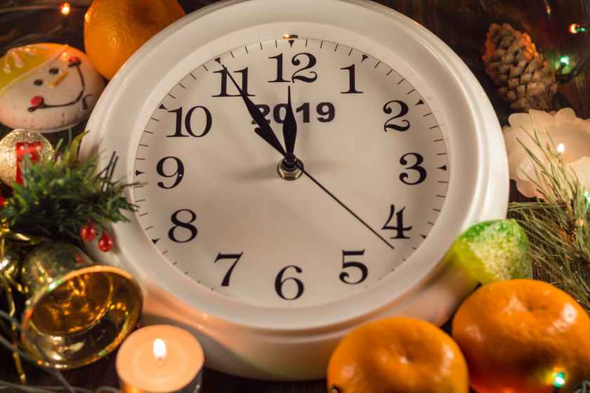 white analog clock